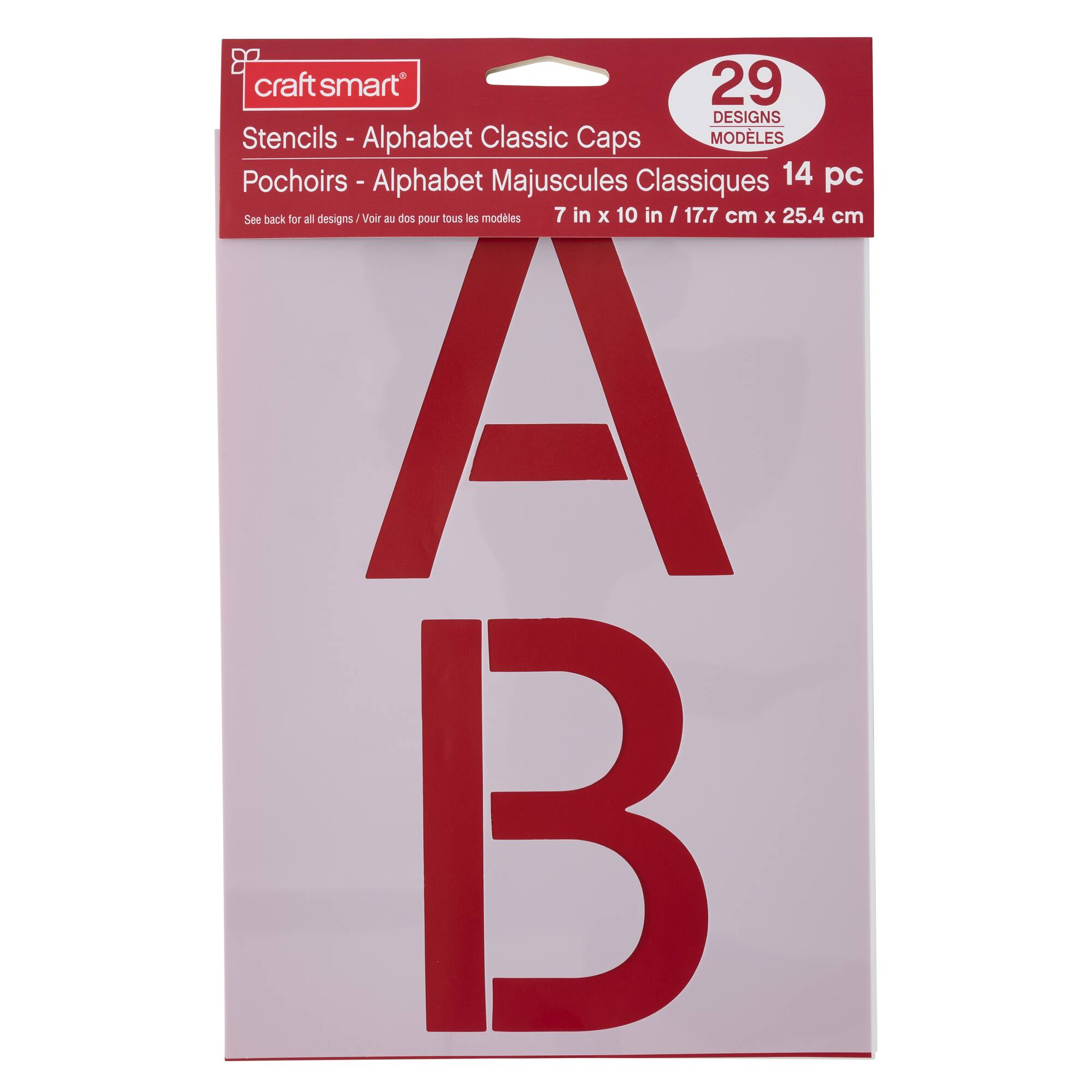 4.5" Classic Caps Alphabet Stencils by Craft Smart®